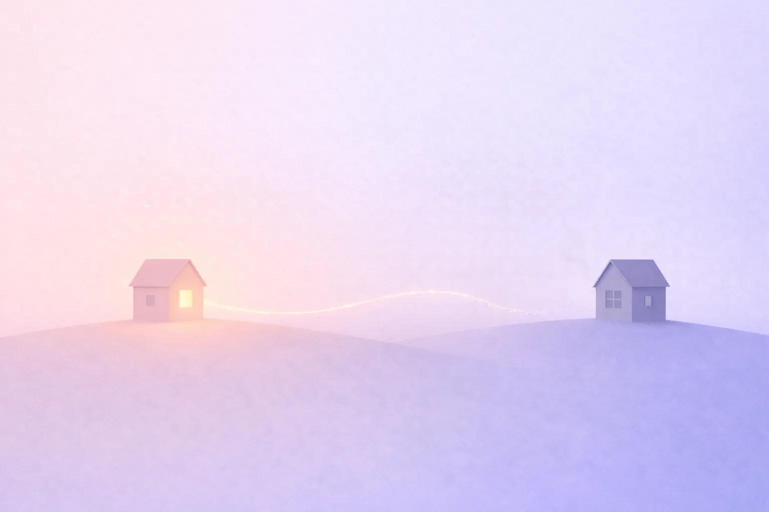 Symbolic illustration representing uncertainty about a partner losing interest in a long-distance relationship