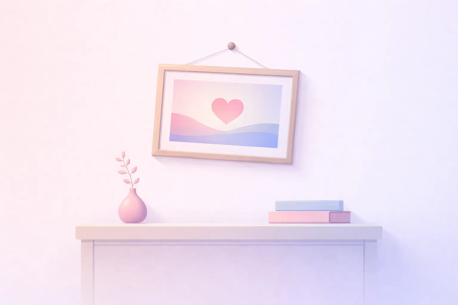 Symbolic illustration representing a vague sense that something feels off in a relationship